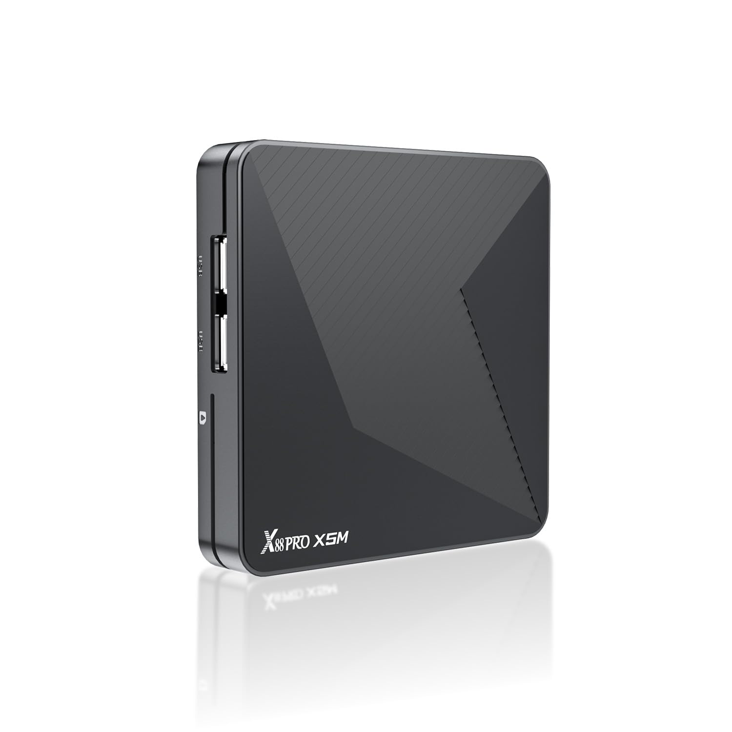 GREVA 8K TV Box Android 14.0, 2025 Android Box 4G RAM 32G ROM Chipset S905X5M Kompatybilny z Dolby Vision, Wi-Fi6 HDR10 BT5.0 HDMI 2.1 Ethernet 10/100M LAN 3D HD Smart TV Box, czarny