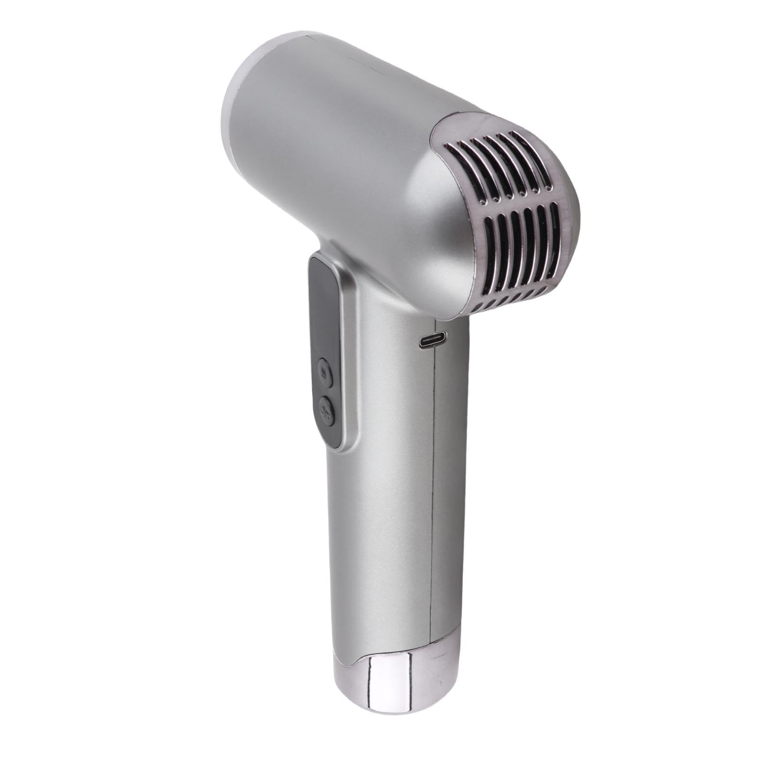 Kabelloser Haartrockner, Bürstenloser Motor mit 100.000 U/min, Schnelles Trocknen Unter 45 DB, 3 Geschwindigkeitsstufen, Magnetischer Düsenaufsatz, 6 X 2500 MAh, 8 Stunden (Grau)