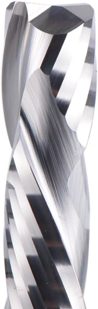 1Pc Compression Milling Cutter Woodwork Down Cut Two Flutes Spiral Carbide Milling Tool CNC Router Wood End Mill Cutter Bits (Cutting Edge Length : SP2FC-D12.0-L45)