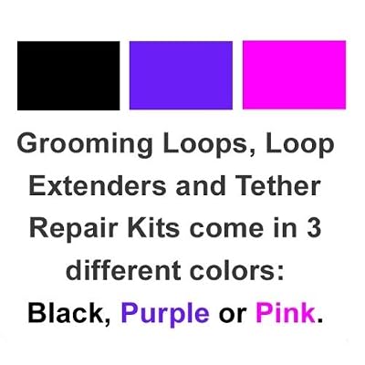 Groomers Helper Mini Accessory Kit - 2 Different Sized Grooming Loops, Tether Repair Kit & Loop Adjuster Pet Grooming Tools