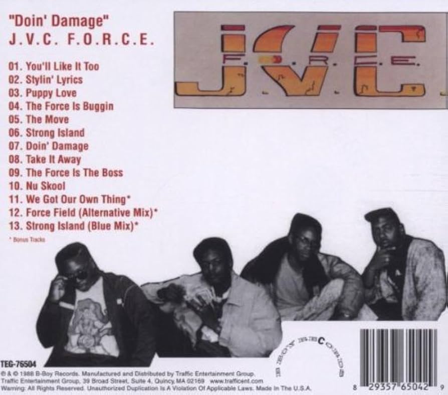 J.V.C. F.O.R.C.E. - Doin' Damage ② J.V.C. F.O.R.C.E. - Doin' Damage (Vinyl, US, 1988) For Sale