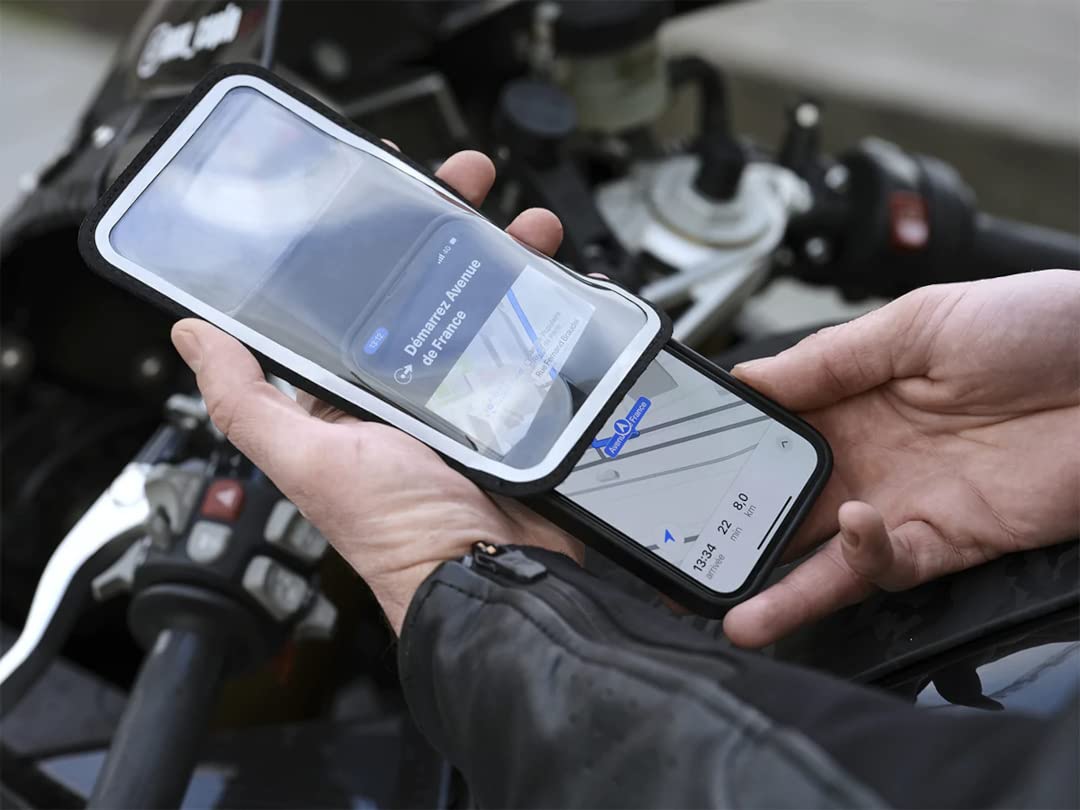 Shapeheart Motorcycle Bundle Boost Support magnétique pour Smartphone pour Guidon de Tige de Moto (Black,XXL)