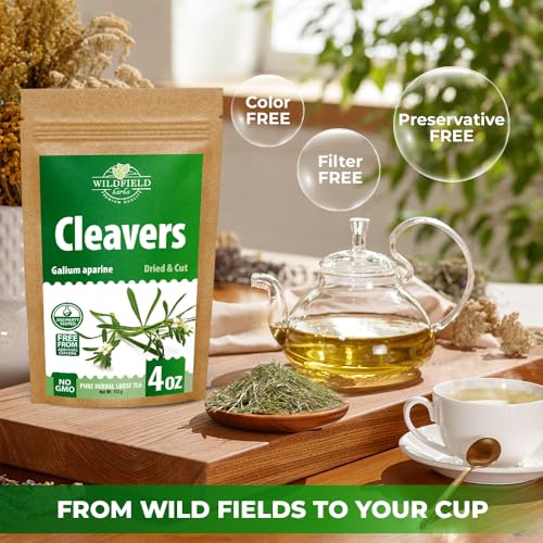 Image of 4 oz. Cleavers Herb Tea (Galium Aparine) - 113g Dried Cleavers Herbal Tea Amor Seco