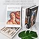 4 Stück Deko Bücher für Heimdekor, Dekorative Bücher Faltbare, Buchattrappe Deko Bücher Set, Gefälschte Bücher Display Bücher, für Wohnkultur Bücherregal, Couchtisch, Regale, Büro (bunt)