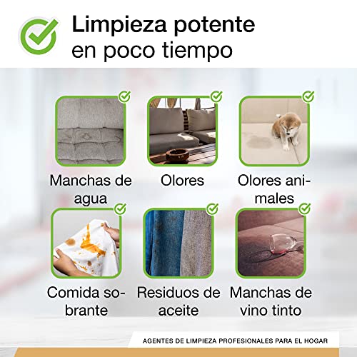 BiOHY Limpiador tapicerías (1 botella de 1 litro) | Ideal para asientos de coche, sofás, colchones, etc. | También es adecuado para las lavadoras (Polsterreiniger) - imagen 5