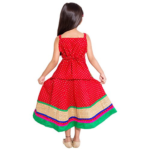 Image of DIAMO Ethnic Wear Traditional Style Lehenga Choli for Baby Girls