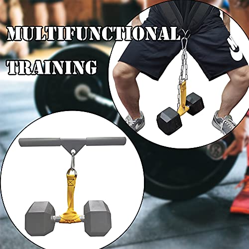 J Bryant Fitness Dumbbell Loading Strap for Dip Belt Weight Plate Loading Strap Heavy Duty Weight Belt Accessories - Thumbnail 6