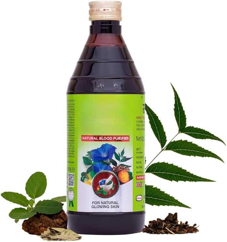 SH Blood Purifier Syrup for Healthy & Glowing Skin | 100% Pure | Clear Stomach | Helps to improving Liver Function | 500ml | Pack of 1