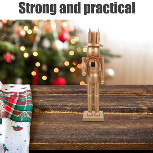 Casse-Noisette Lapin en Bois 38,5 cm stable pour centre de table