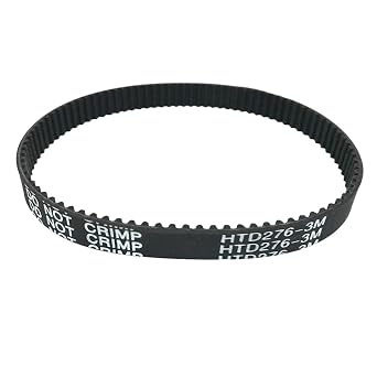 Timing Belt HTD 3M Timing Belt 276/279/282/285/288/291/294/297mm 6/9/10/15mm Width RubbeToothed Belt Closed Loop Synchronous Belt Pitch 3mm Rubber Drive Belt276mm,2PCS_17MM