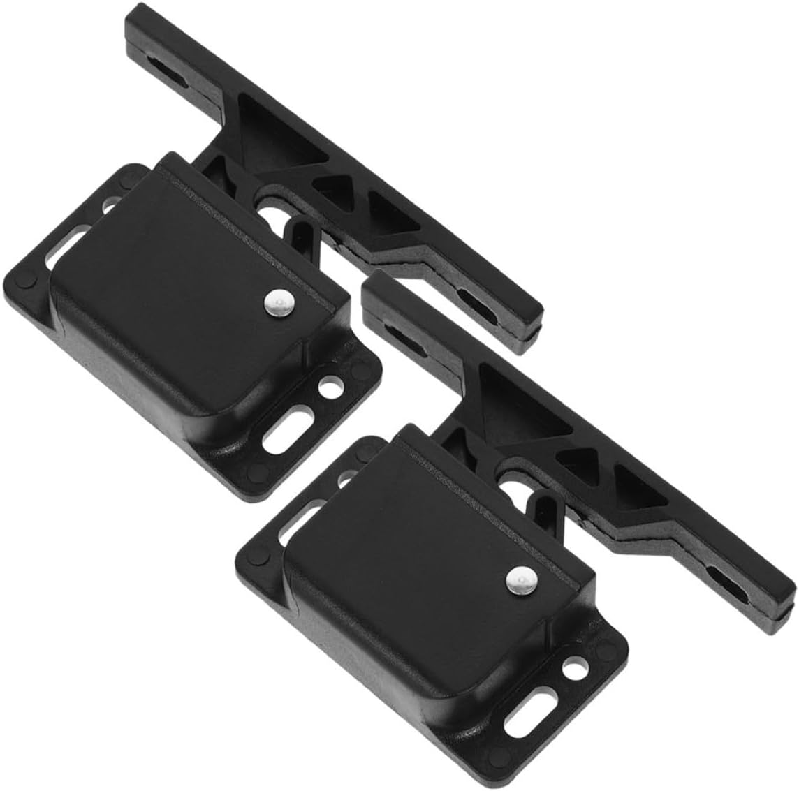 Rv Grabber Latch and Cabinet Door Catch Set, No Drilling Camper Replacement Lock for Motorhome and Rv Furniture, Side Mount Safety Proof Door Latches for Travel and Outdoor Use