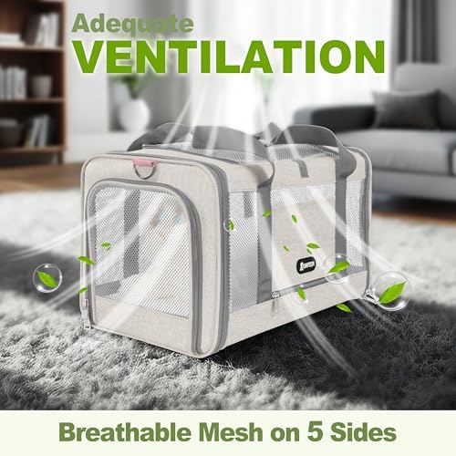 Cat Carrier American Airline Approved 18x11x11 — texture and fabric close-up