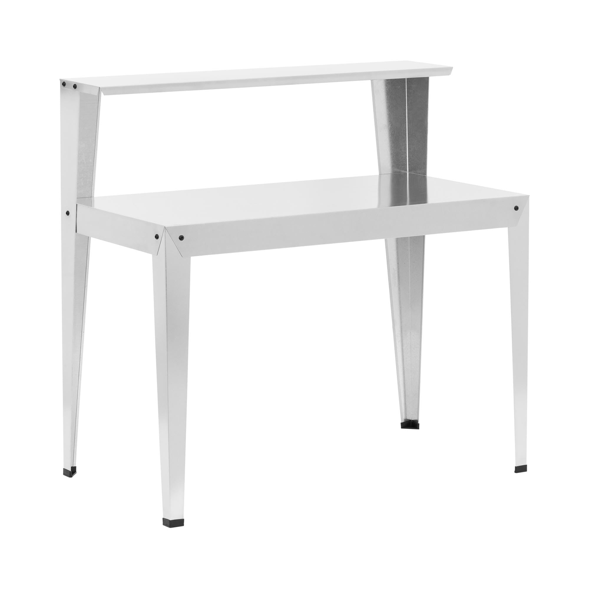UNI_CF_08 Tavolo da giardinaggio con ripiano Acciaio zincato 112 x 61 x 109 cm Tavolo da lavoro per giardinaggio Tavolo da giardinaggio in acciaio zincato Banco da giardinaggio