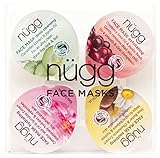 nügg Face Mask Palette for Clear & Smooth Skin - Soothe, Exfoliate, Hydrate, and Cleanse; Pack of 4 Single-Serve Mask Pods (4 x 0.33fl.oz.)
