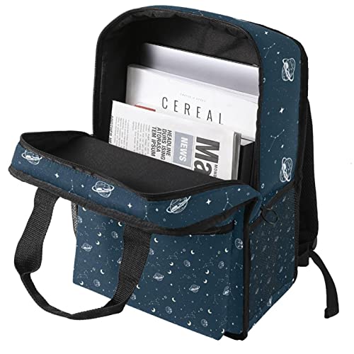 Sac à dos garçon confortable réglable à pois blancs