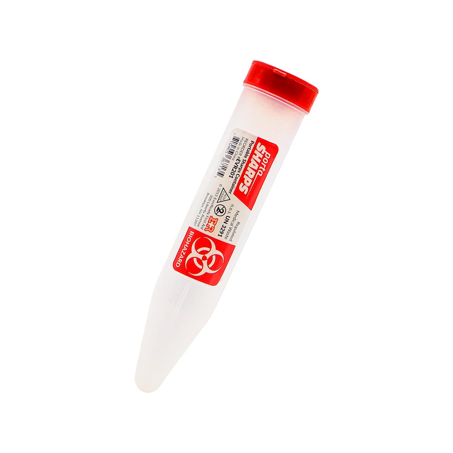 Ever Ready First Aid Porta Sharps Transportable Sharps Container with Locking Mechanism