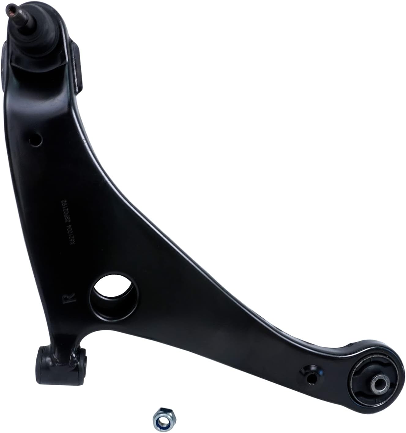 Detroit Axle Front Right Lower Control Arm with Ball Joint for 2004–2012 Mitsubishi Galant