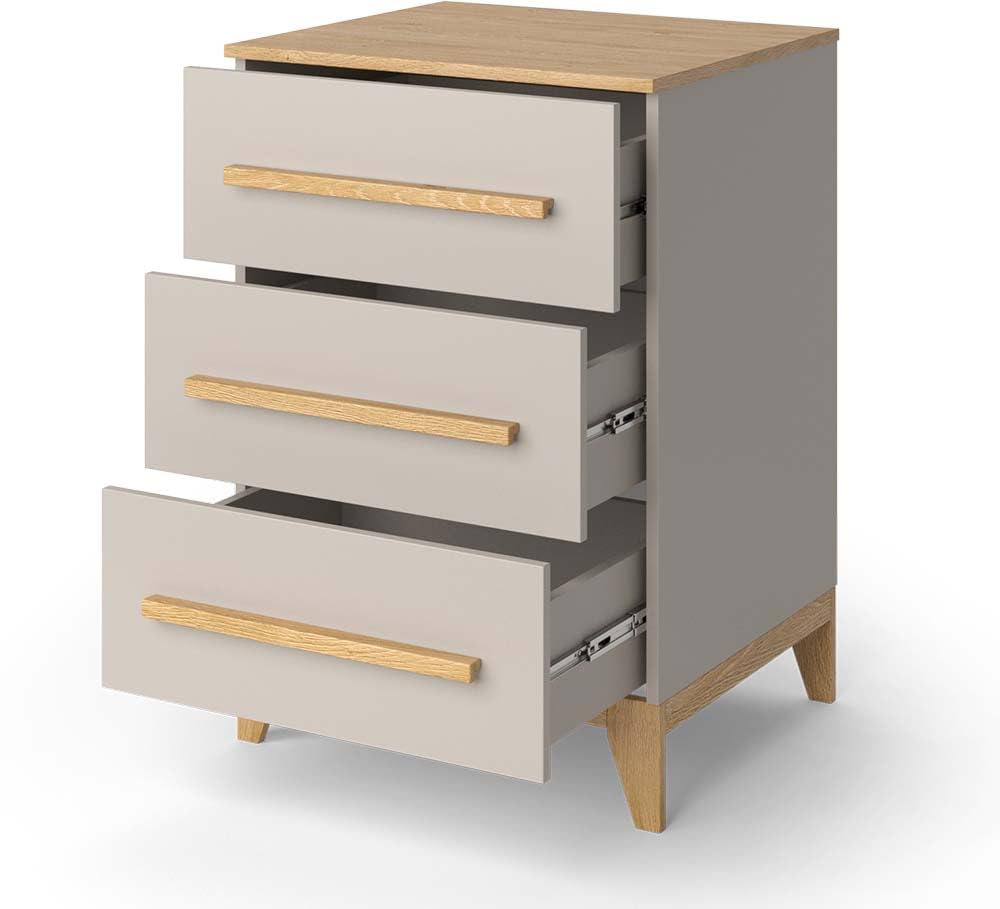 VitaliSpa Cassettiera Malia, Cashmere/Artigianale, 60 x 88 cm, per riporre vestiti e giocattoli nella cameretta dei bambini