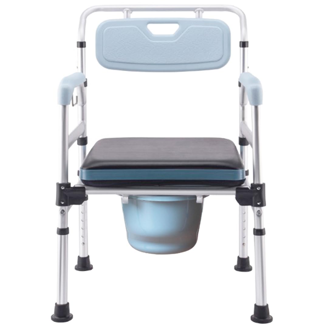 Chaise d'aisance avec siège amovible KLUFO contre les risques de chute
