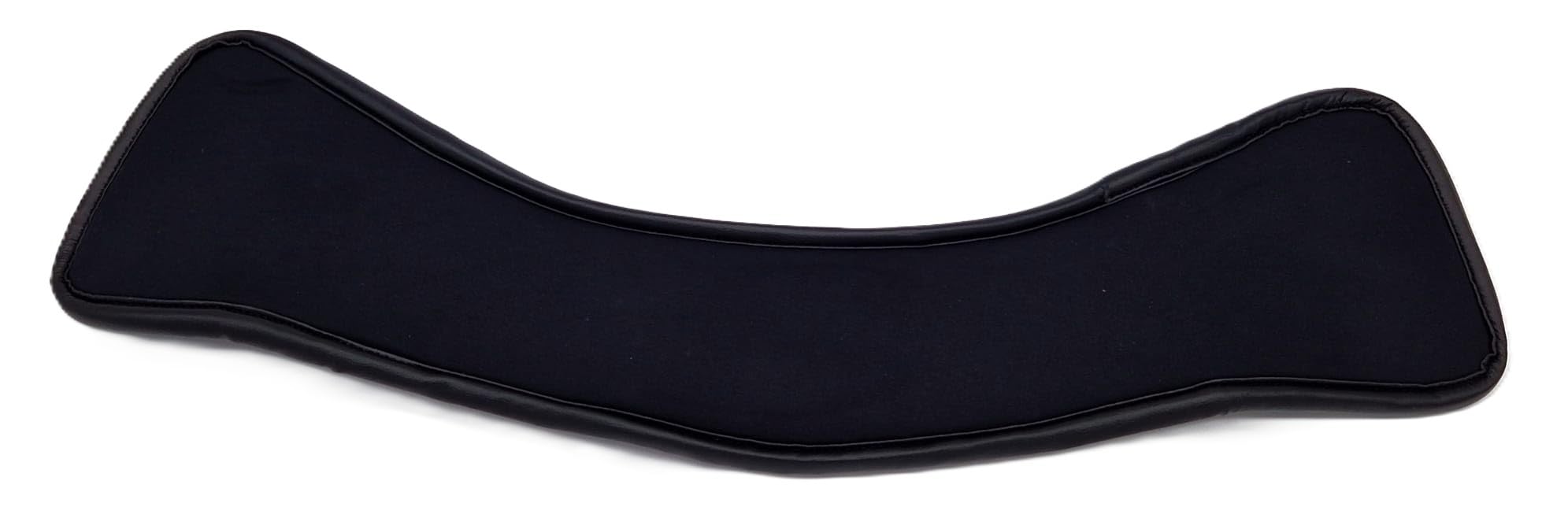 Tysons Breeches Sattelgurt Ohne Lastik Mondgurt Mond Gurt 45 50 55 60 65 70 75 80 85 90 cm Schwarz o.Braun Kurzgurt (75, Schwarz)