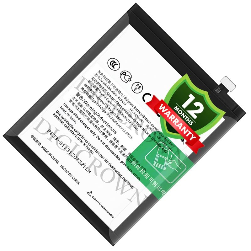 Image of Original BLP633 Battery Compatible for OnePlus 3T - (3400mAh) - 1 Year Warranty DF7