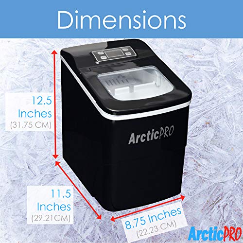 Máquina portátil de hielo digital ArcticPro 26 lb día miniatura 6