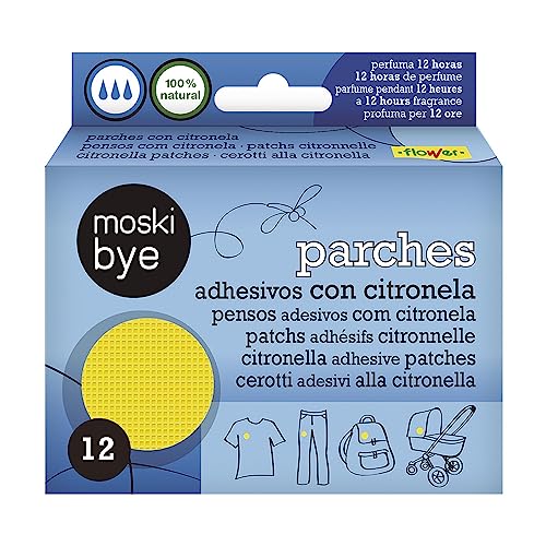 Flower Parches Antimosquitos Moskibye Cj/Exp