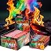 Ultimate Flames - Pack of 25 - 35% More Color - Magic Flames - Colored Flames - Long Lasting Campfire Flames - Wood Burning - Brilliant Colors - Safe Fire Colorant - No Mess - Indoor and Outdoor Use