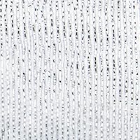 Metallic Geschenkband Weiß-Silber - 20m Drahtband Für Perfekte Schleifen