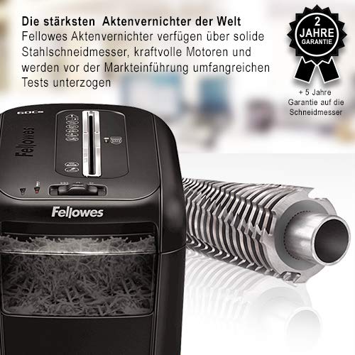 Fellowes Aktenvernichter Powershred 60Cs für Zuhause und Home Office