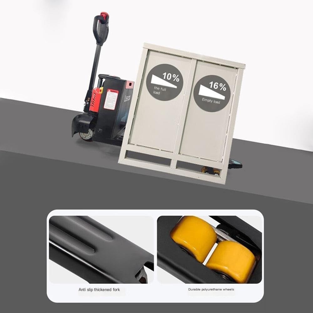 Transpallet elettrico, sposta senza sforzo 3300 libbre di materiali for carichi pesanti for scene strette Magazzini(55cm)