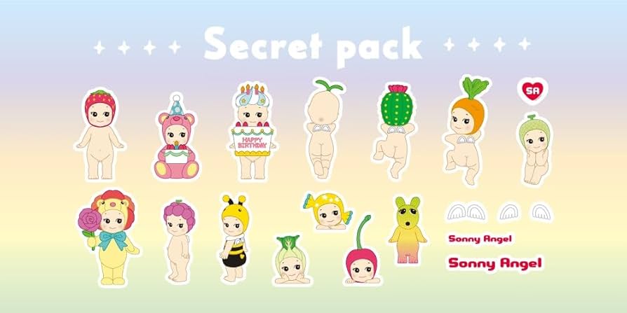 Amazon.com: SONNY ANGEL Sticker pack series 2 - box of 20