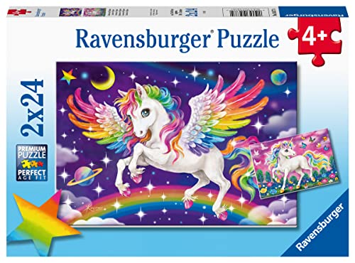 Ravensburger - Puzzle 2x24 pièces - Licorne et Pégase