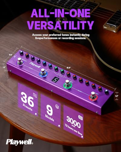 Playwell TANK-G Digital Electric Guitar Effector thumb #3