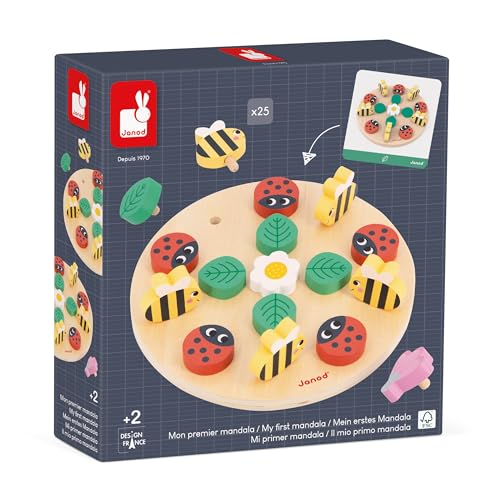 Jouet éducatif Janod J05084 pour canaliser l'attention avant la maternelle