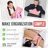 File Dividers A4, 10 Part Folder Dividers for Ring Binders & Lever Arch Files (5 Pack) Binder and Subject Dividers with Writeable Coloured Index Tabs - The Paper Shop - Image 6