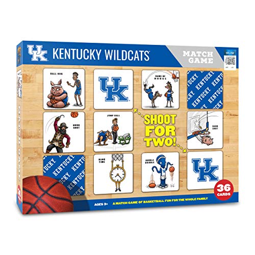 Image of YouTheFan NCAA Officially-Licensed Memory Match Game - Humorous, Team-Specific, Original Hand-Drawn Artwork, Fun for the Whole Family, for Fans Young and Old