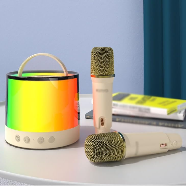 Mini Audio System with High Sound Quality Microphone Singing Long Battery Life Portable Handheld image 4