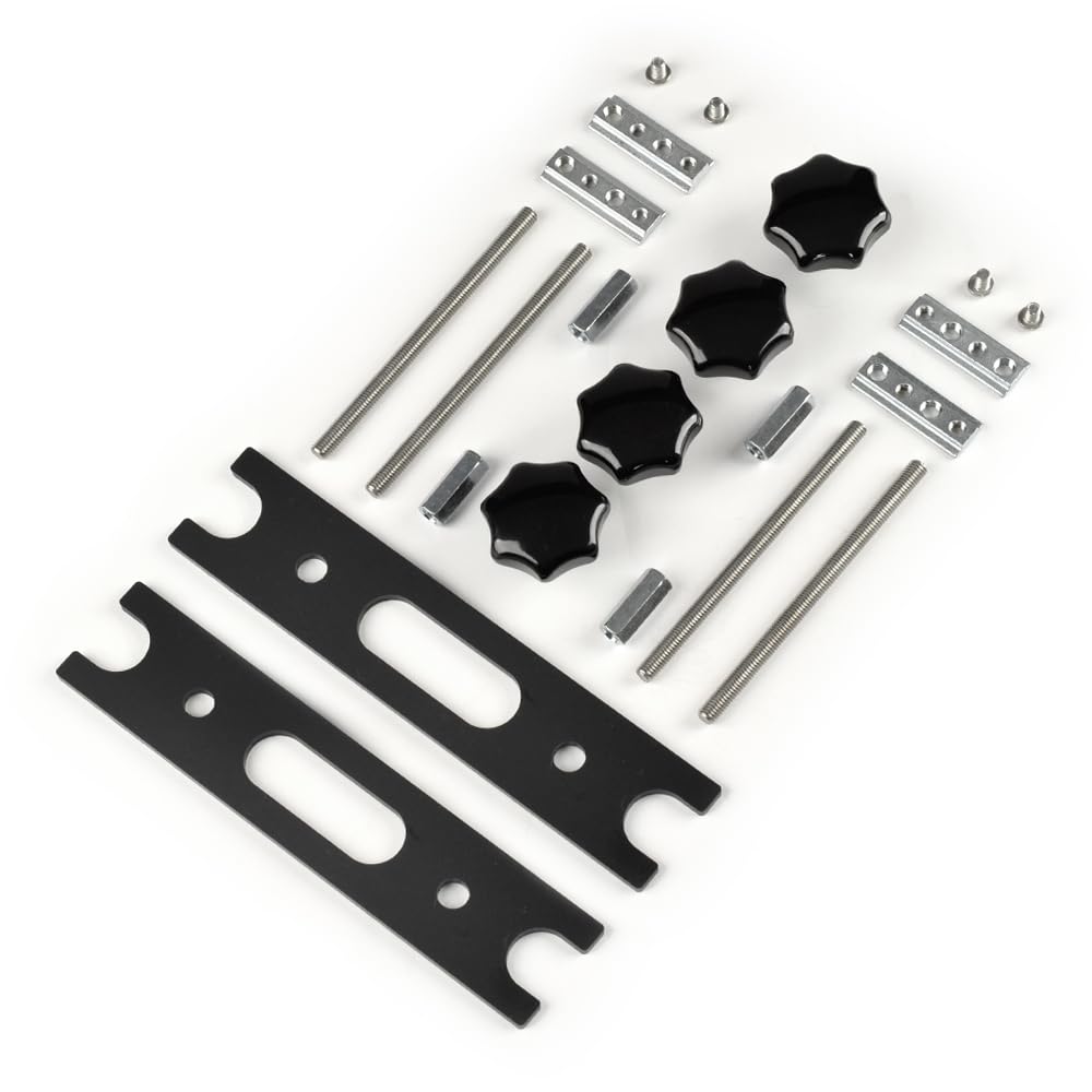 Soporte para placas de arena para sistema de rieles de aerolínea, para fijar las chapas de arena al carril de la aerolínea, kit de montaje para rieles de aerolíneas, fijación ideal para accesorios de