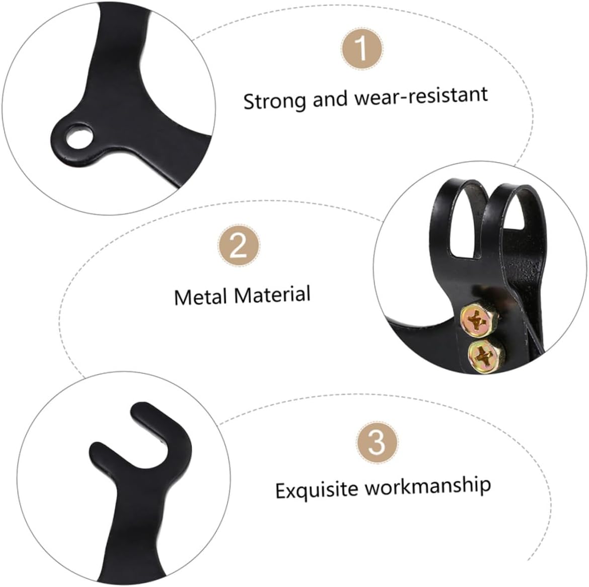 Toddmomy Bike Brake Bracket Disc Brake Conversion Kit 2pcs Metal Bike Disc Brake Adapters Quick Mount Dismount