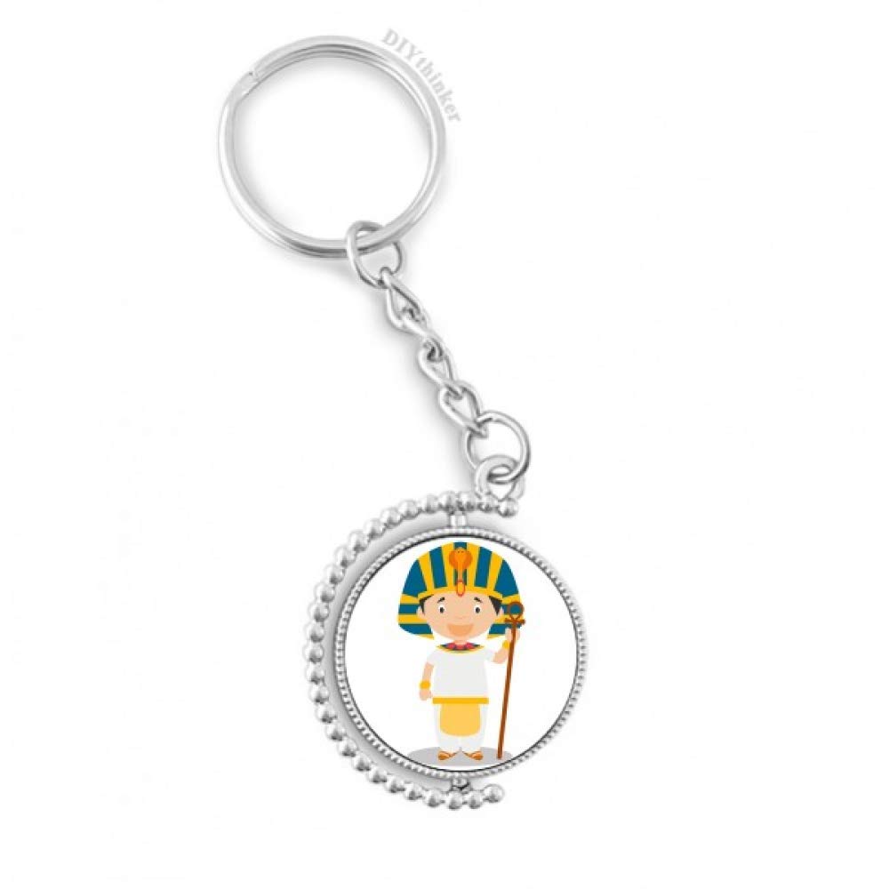 Llavero rotatorio de Egipto DIYthinker para evitar la pérdida de llaves 4