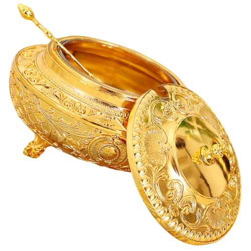 ABOOFAN 1Set European Vintage Spice Jar Household Condiment Container with Removable Lid for Seasoning Salt Kitchen Decor for Holidays and Gatherings