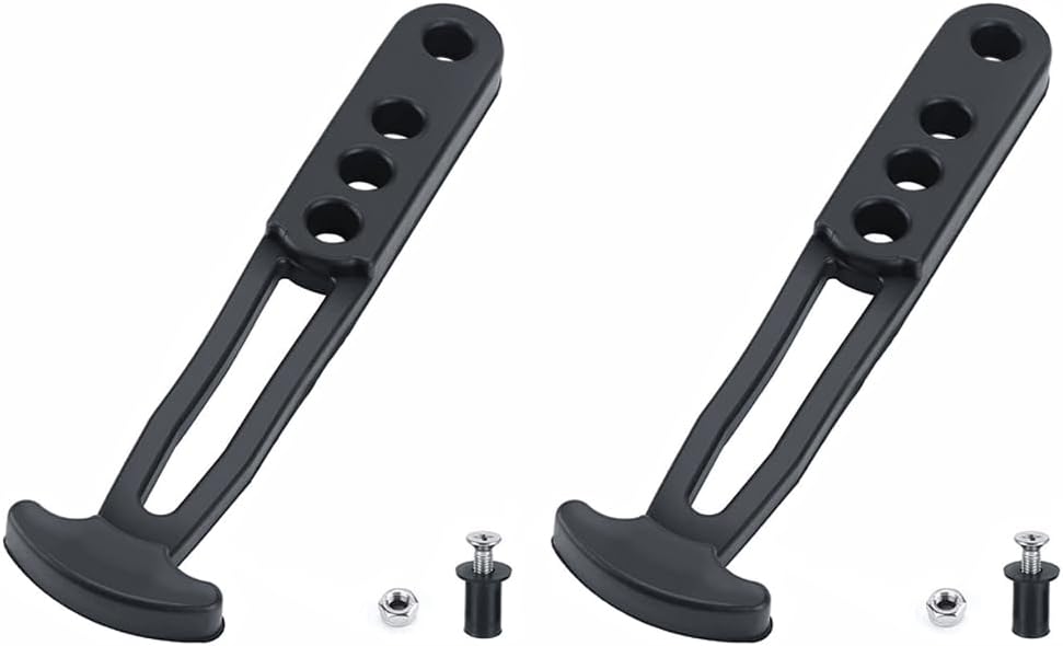 TOP-MAX 2 Pack Boat Telescopic Ladder Rubber Strap with 4 Hole Adjustment System for Securely Attaching Boat Ladders to Yacht Roofs and Motorhomes