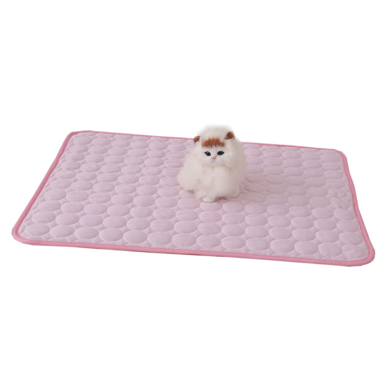 HAPINARY Cooling Blanket for Cats and Dogs Pet Cooling Mat for Dogs with Ice Silk Material Cool and Breathable for Home and Chair Use Preventing Overheating for Pets to 40kg