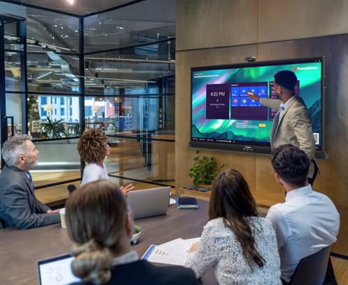 Image of ActivPanel 10 65 inch High Specification Digital Whiteboard for Office or Classroom, 4K UHD, OS Flexible Device, Panel & Wall Mount Included, Bundled 4GB Android OPS, 3 Year Onsite Support