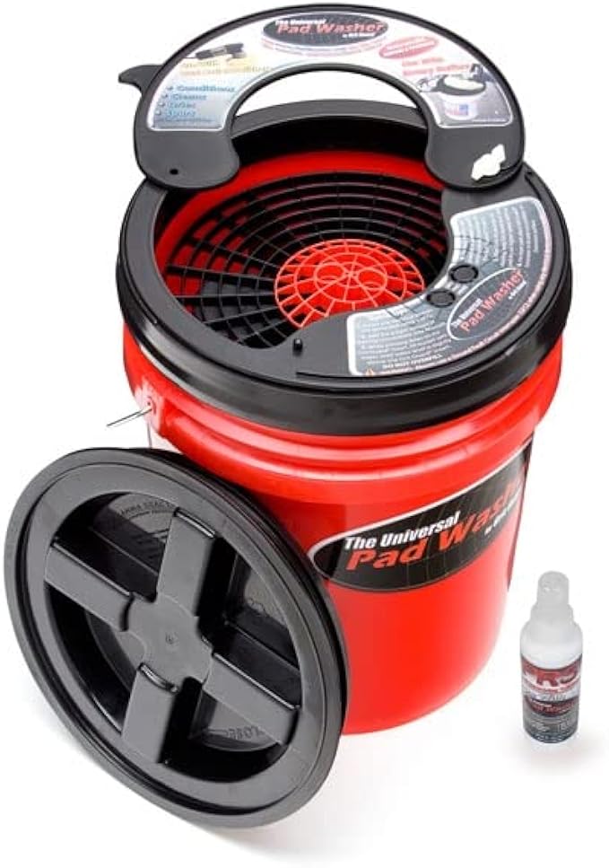 Grit Guard Universal Pad Washer, Buffing Pad Washer, Compatible With Dual Action, Rotary, And Orbital Polishers