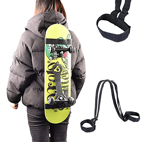 Greyghost Universal Skateboard Hombro Backpack Correa Durable Ajustable Snowboard Longboard