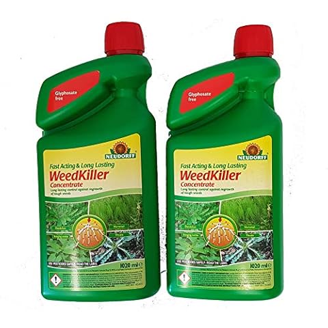 2X Neudorff 1L Superfast and Long Lasting Weed Killer Concentrate Cover