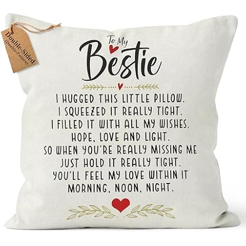 CROWNLY CRYSTAL® Double-Sided Bestie Cushion Cover Cover