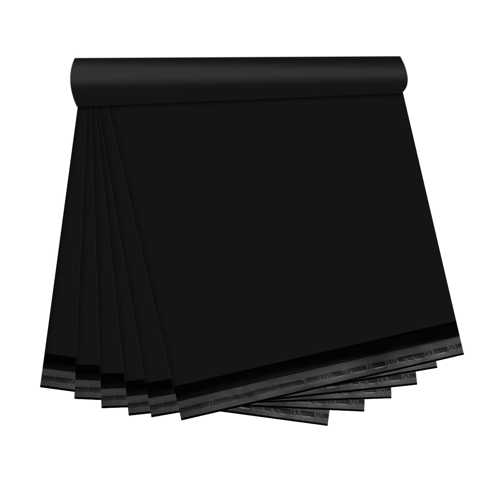 TRAEKESYI Black Poly Mailers 14.5X19 50 Pack, Strong Adhesive Shipping Envelopes for Clothing/Shirt, Poly Bags for Small Businesses, Waterproof